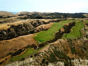 Cape Kidnappers 17th Hole Aerial